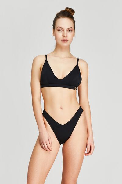 Classıc Black - Kadın Bikini Üst