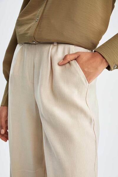 DeFacto Παντελόνι βισκόζης με κανονική εφαρμογή