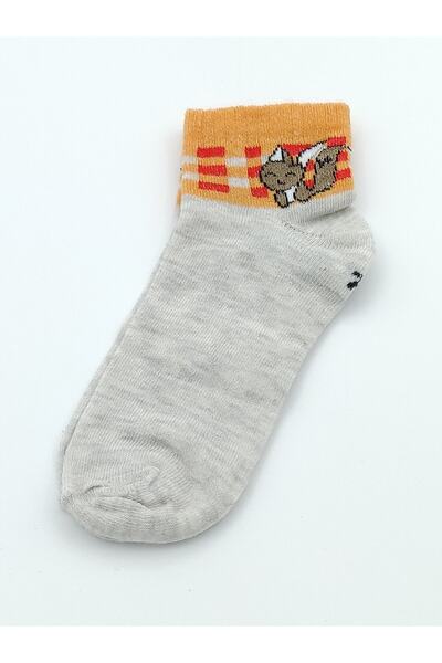 AXE SPORTSWEAR Детски чорапи до глезена с щампа на катеричка