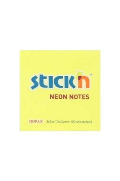 Gıpta Stickn Eco Notes 100 Sheets Pastel Yellow Adhesive Note Paper 76 X 76 Mm