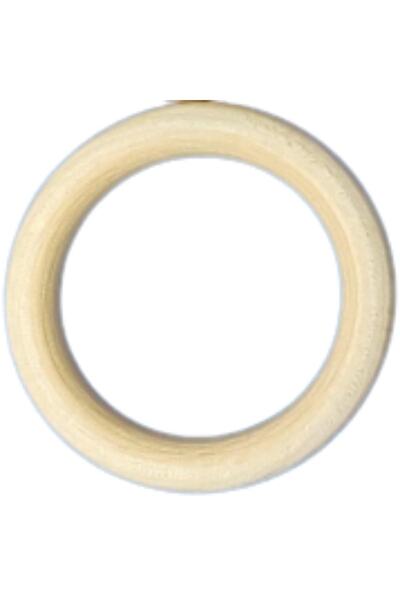 EleganTShoP Ahşap Çıngırak Diş Kaşıma Halkası 6,5cm