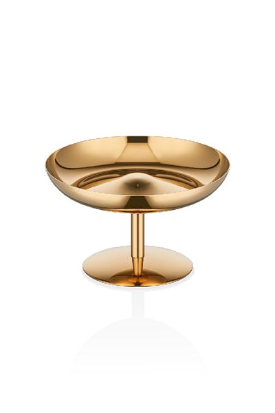 Narin Sphera Footed Snack Bowl - Gold Titanium