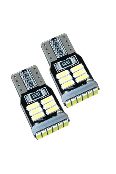 Niken W5w T10 Dipsiz Beyaz Led Ampul Canbus 12v 18 Led 2 Adet