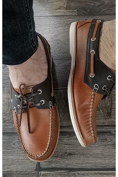Everest Pantofi casual cu șireturi din piele naturală cu talpă termică