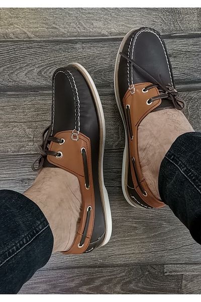 Everest Pantofi casual cu șireturi din piele naturală cu talpă termică