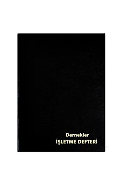 Genel Markalar Dernek Işletme Defteri 100 Yaprak Ciltli A4
