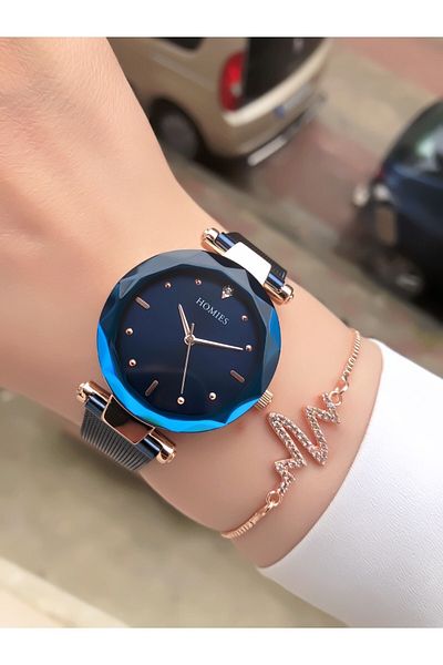 Homies Women's Wristwatch + Bracelet Gift