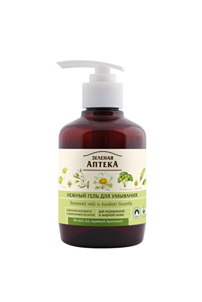 Green Pharmacy Bitkisel Yeşil Çay Ve Ginkgo Biloba Yağlı Ciltler İçin Yüz Yık...
