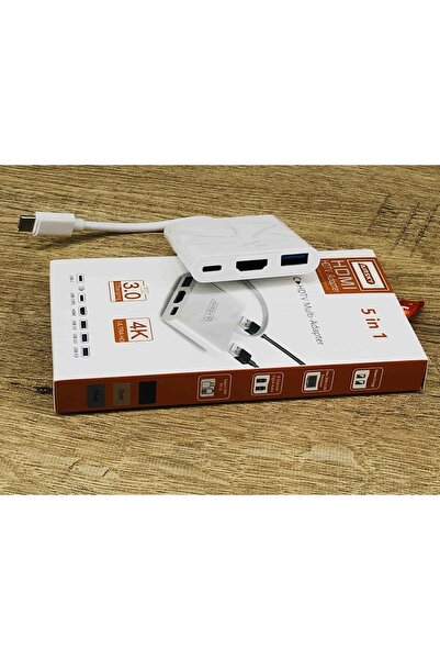 Axe Tools Ipad Pro 11 Typ-c Usb 3.0 Çoklayıcı 5 In 1 Wiwu Marka Alpha 532st Type C Çevirici Hub