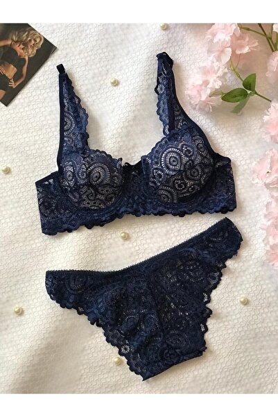 MAKON İÇ ÇAMAŞIRLARI Elya Telli široki set grudnjaka od Čipka dela Bez korpica