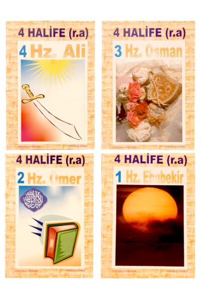 Kollektif Çocuklar Için 4 Büyük Halife 4'lü Set