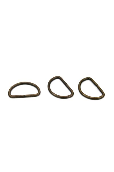 Generic Brand 10 bucăți inele D de 3 cm, accesoriu pentru geantă, inel D