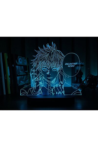 PETRADESIGN Jujutsu Kaisen Satoru Gojo Anime Masa Lambası