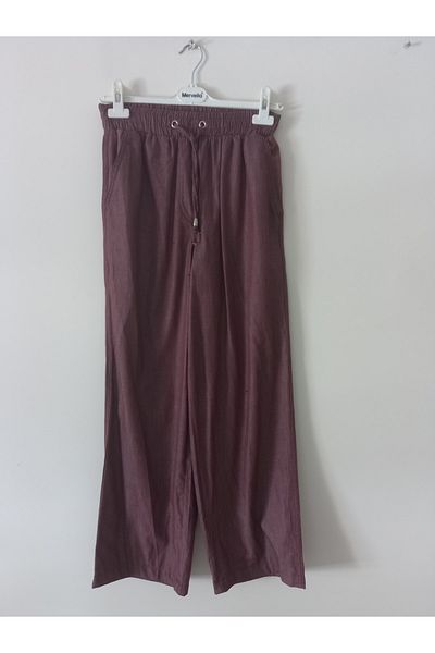 GGMM Linen Trousers - Elastic Waist