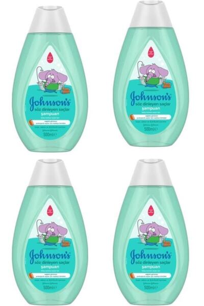 Johnson's شامبو الملك شاكير للشعر الذي يسمع الوعد 500 مل 4 قطع