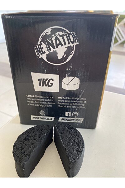 One Nation One Natıon 360 Er Nargile Kömürü