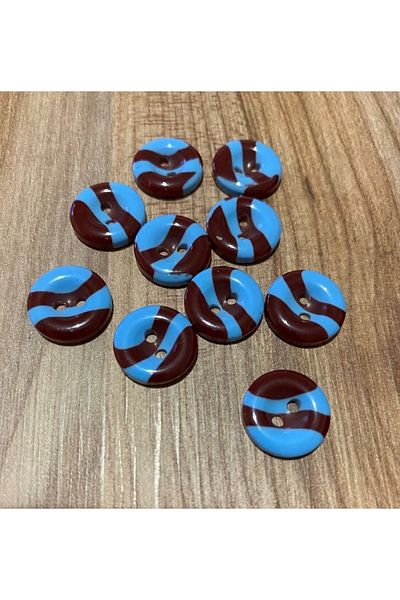 Öztürk Fan Baby Button. 1.5cm Pack of 6.