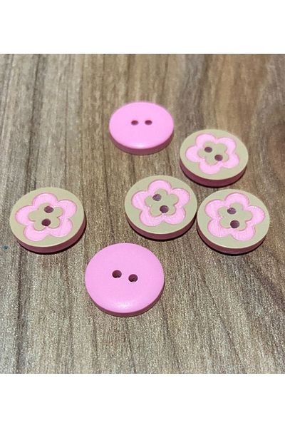 Öztürk Daisy Baby Button. 1.5cm Pack of 6.