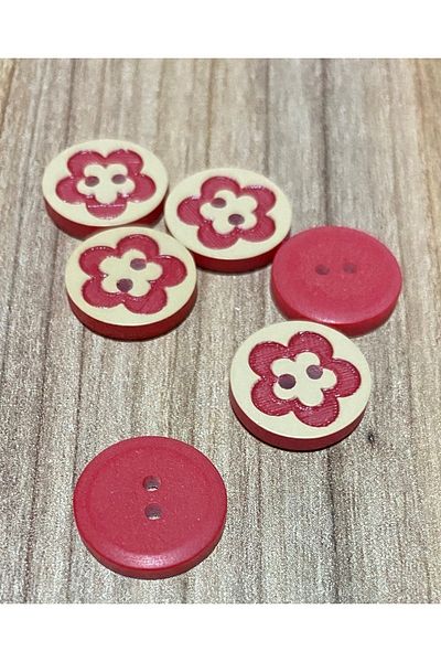 Öztürk Daisy Baby Button. 1.5cm Pack of 6.