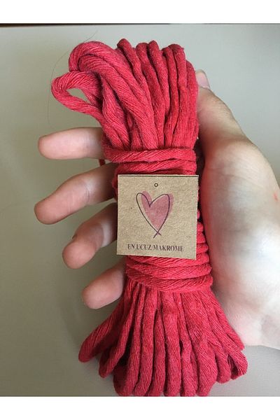 EN UCUZ MAKROME Macrame Rope (10 METERS) Single Twist Scan Hobby Mesh Bag Multipurpose Hobby Packaging Material