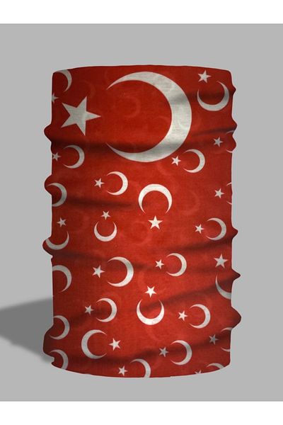 LU&MA Turkish Flag Patterned Neck Collar - Paphos