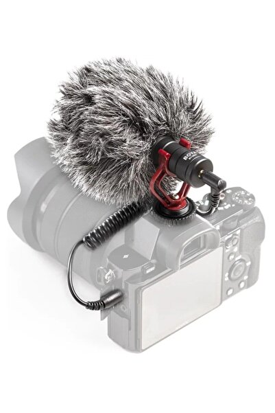 Axe Tools Telefon Tablet Laptop Kamera Fotoğraf Makinesi Için Canlı Yayın Mikrofon Seti Rüzgar Tüylü