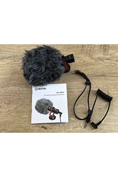 Axe Tools Telefon Tablet Laptop Kamera Fotoğraf Makinesi Için Canlı Yayın Mikrofon Seti Rüzgar Tüylü