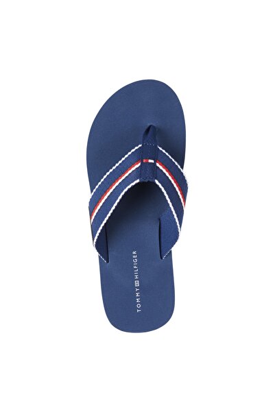 Tommy Hilfiger Mavi Erkek Terlik CPORPORATE WEBBING BEACH SANDAL Fm0fm04089