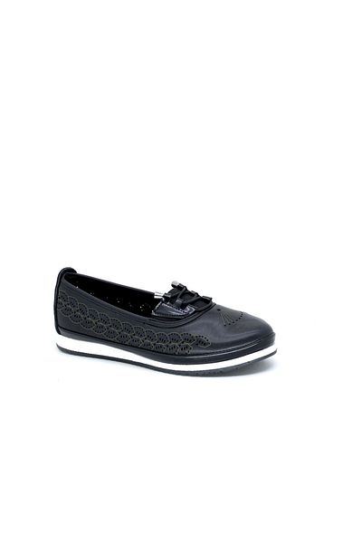 TRENDYSHOES Trendyshose 03866 Z Women's Studded Laced Ballerina Shoes