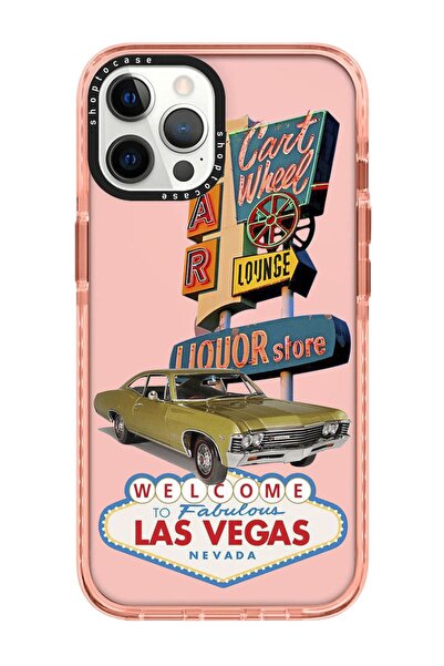 shoptocase Iphone 13 Pro Max Uyumlu Pembe Impact Las Vegas Tasarımlı Telefon ...