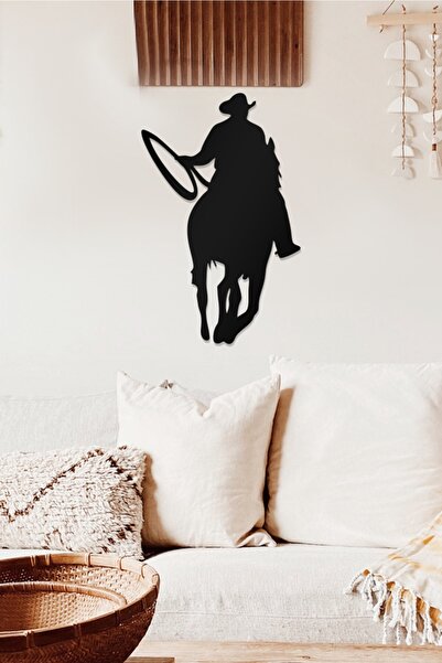 AHWALL Διακοσμητικό Ξύλινο Πίνακα με θέμα τον καουμπόη