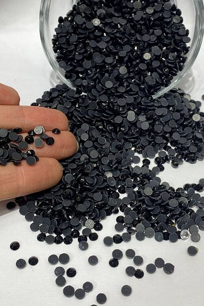 Hobigram Πέτρα μαύρη Ss20 5 mm 25 γραμμάρια με σίδερο – χάντρες, κομψό σχέδιο, γυναικείο αξεσουάρ – χάντρες