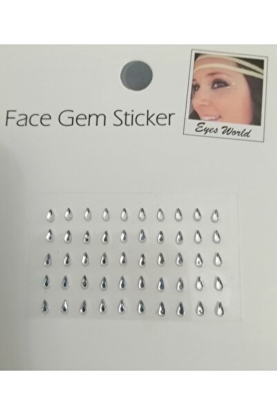 GÜLPEŞE Damla Vücut Ve Yüz Taşı Stickers Nokta50