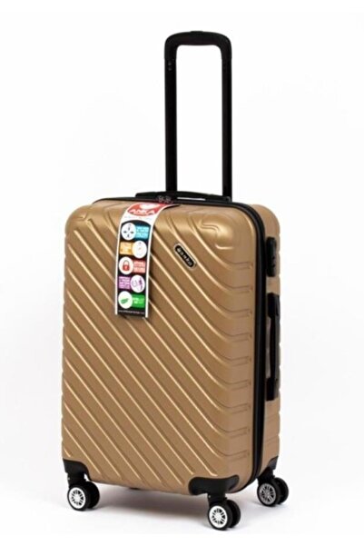 Anka (A1001) Gold Unisex Tekli Valiz
