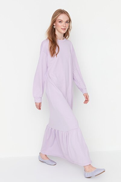 Trendyol Modest Dress - Purple - Smock dress