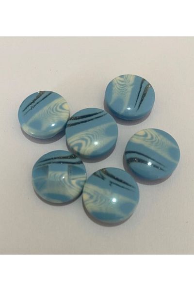 Öztürk Core Polyester Baby Button 1.5cm Pack of 6