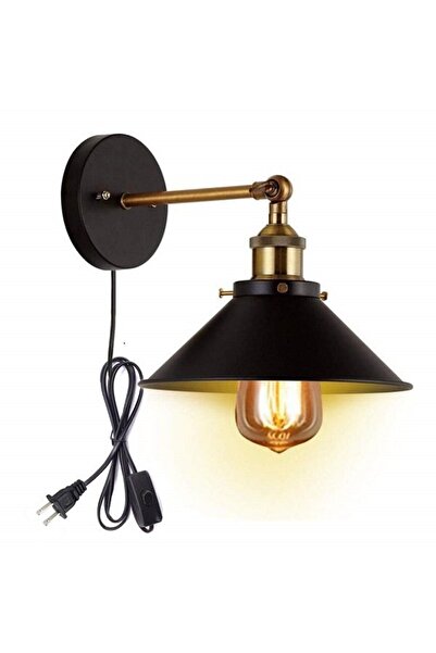 RİOLİGHT ريترو ريفي مفصلية التوصيل السلكية المعدنية الجدار الشمعدان قبعة القطر: 23 سم