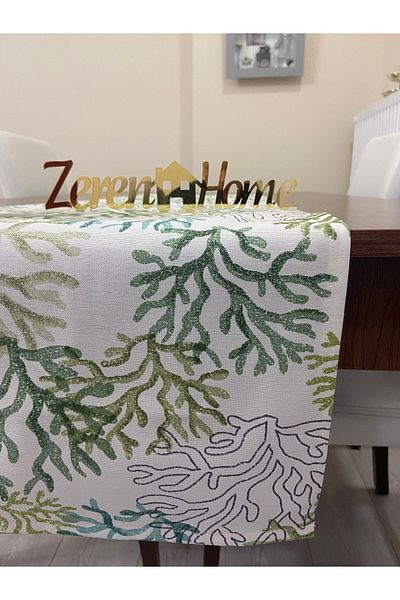 Zeren Home Αδιάβροχο Runner με σχέδιο κοραλλιών 45x160