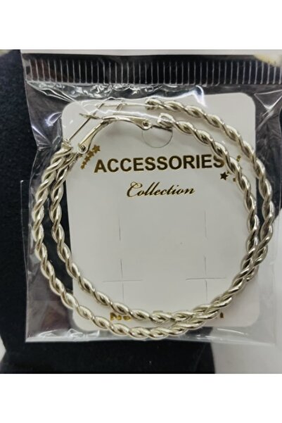 ÇELİKSİLVERTAKI حلق مجوهرات إيطالي ذو حلقة ملتوية