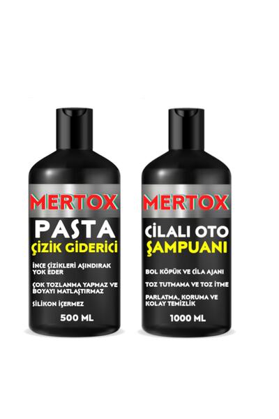 MERTOX Oto Otomobil Araç Araba Temizlik Seti Ürünleri-şampuan Ince Çizik Gide...