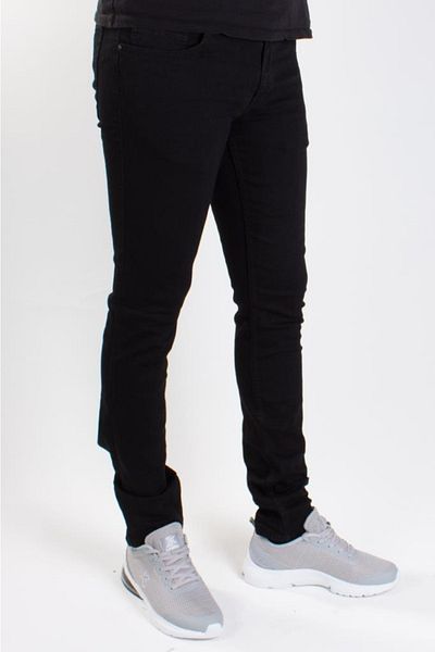 COLT JEANS Ανδρικό τζιν παντελόνι Perm 9133-134 μαύρο με στενό πόδι με χαμηλή μέση