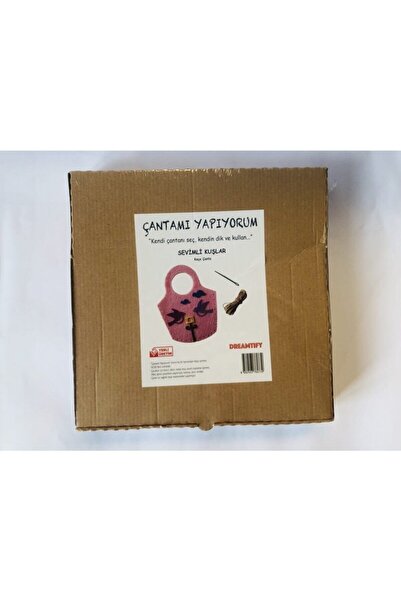dreamtify Çantamı Yapıyorum - Keçe Çanta Yapma Seti - Sevimli Kuşlar