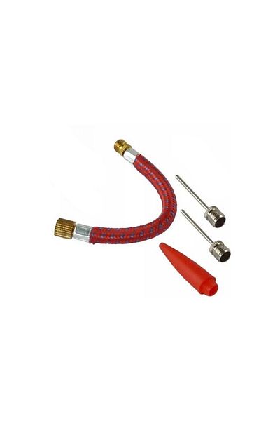 Neler Geldi Neler Bicycle Pump Tire Air Inflator Pump Car Motor, Bicycle, Ball, Boots Air Pump 17 Cm + Tips