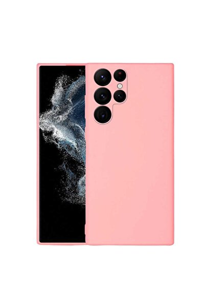 Nezih Case Samsung S22 Ultra Uyumlu Kadife Iç Yüzeyli (şık Tasarım) Silikon K...