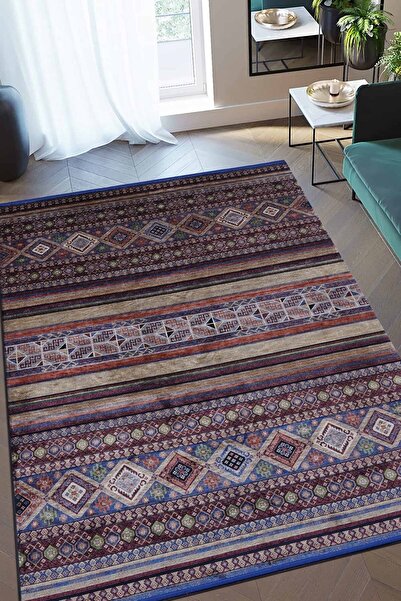 Naar Halı Gloria 5165a Bordo Modern Dokuma Taban Halı