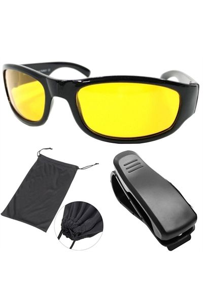 Transformacion Night Driving and Fog Goggles + Glasses Holder Gift