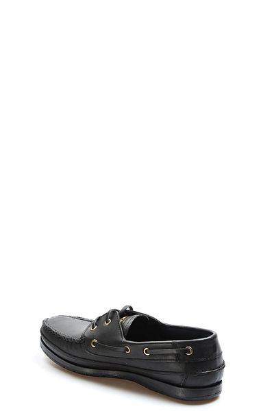 Ayakkabıhane Quality Genuine Leather Black Men's Loafer Ballerina Shoes Ah076281314124611920