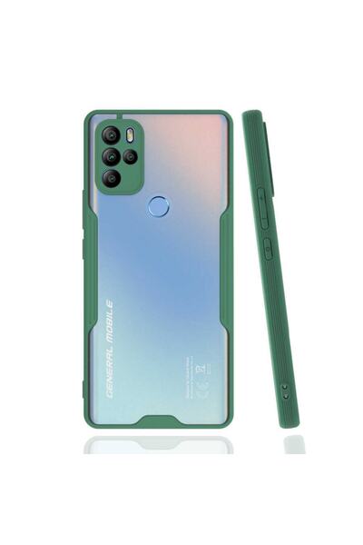 General Mobile حافظة Gm 21 Pro مع حماية للكاميرا، موديل بارفيه من السيليكون ب...