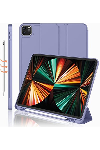 UnDePlus Apple Ipad Pro 12.9 3. 4. 5. 6. Nesil Kılıf Kalem Bölmeli Smart Case...