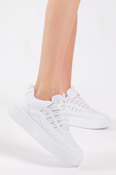 Tonny Black Sneaker - Weiß - Flacher Absatz